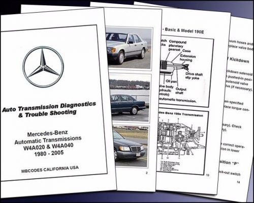 Mercedes-benz automatic transmission guide for all vehicles from 1980 to 2005