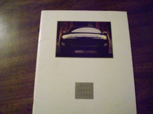 1992 lexus coupe sc 400/ sc300 brochure