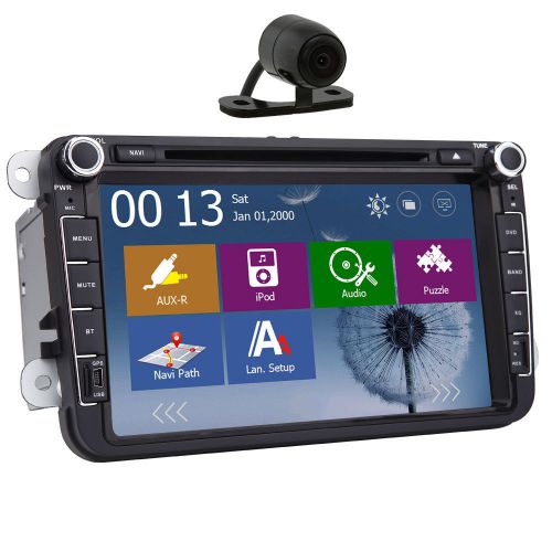 Wince car stereo 2 din in dash head unit gps navi dvd rds bt ipod for volkswagen