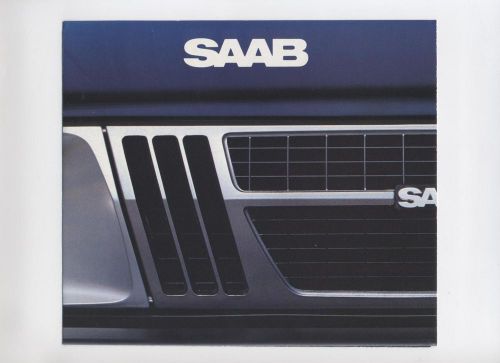 1982 saab full line brochure