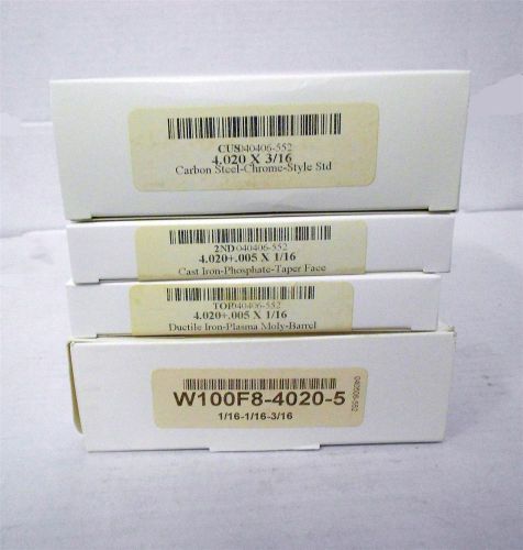 Wiseco w100f8-4020-5 ring set 4.020&#034; +.005&#034; 1/16 1/16 3/16 std oil 8 cyl set