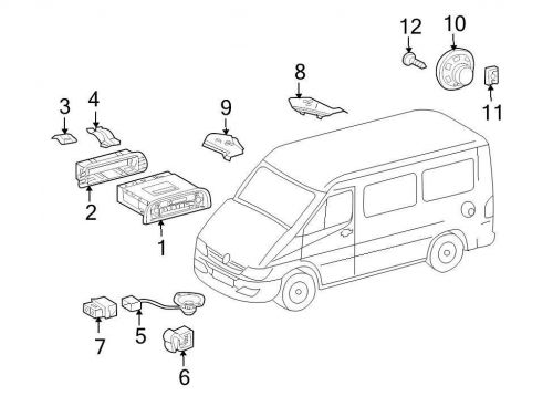 Chrysler oem dodge speaker cover 05104269aa image 9