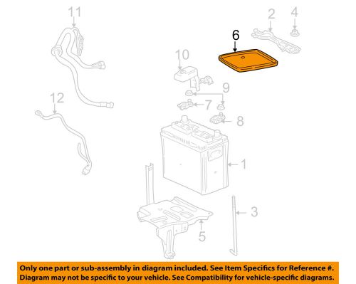 Toyota oem 00-05 mr2 spyder 1.8l-l4-battery tray 7443117020