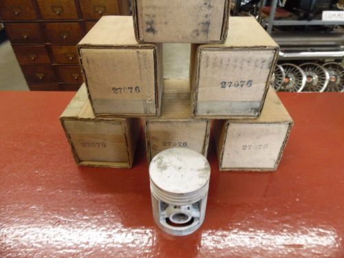 1937 graham crusader model 85 (6) piston w/ pin set nos #27076