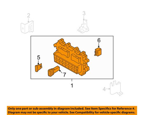 Nissan oem electrical-junction block 24350am60a