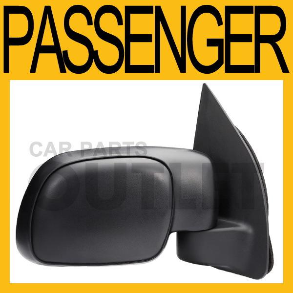 08 09 10 ford f350 f450 power side mirror non heated rh