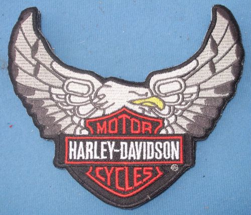 New embroidered harley davidson pipe eagle patch 6 inch