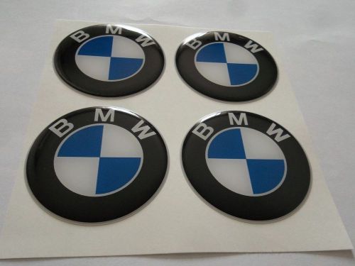 Sell 4pcs BMW 60 mm 3D Wheel center caps Emblem Sticker Decal Badge ...