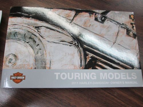 Harley davidson 2011 touring models owners manual 99466-11 new