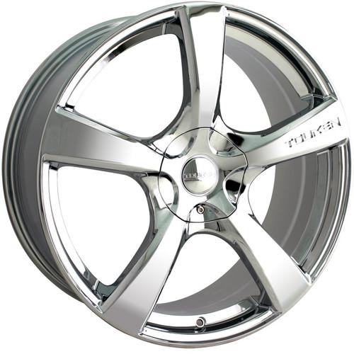 18x8 chrome touren tr9 wheels 5x112 5x120 +40 chevrolet camaro equinox