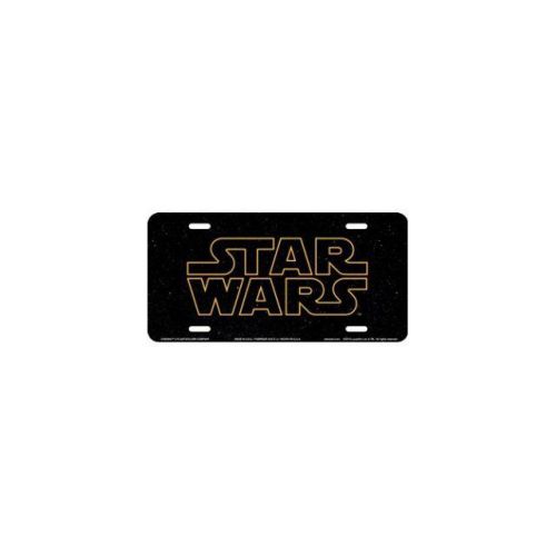 Star wars embossed license plate