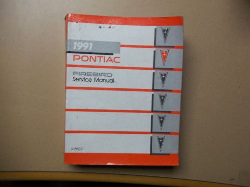 1991 pontiac firebird shop service manual
