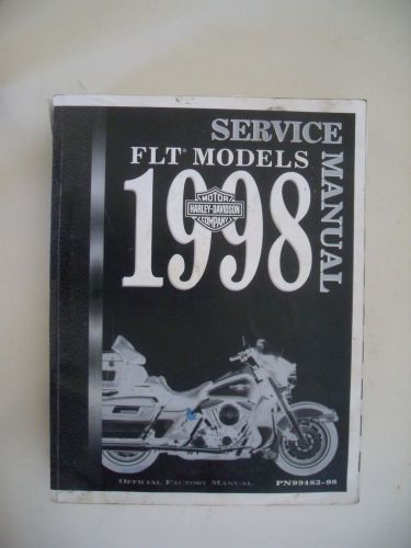 1998 harley davidson flt models service manual 99483-98