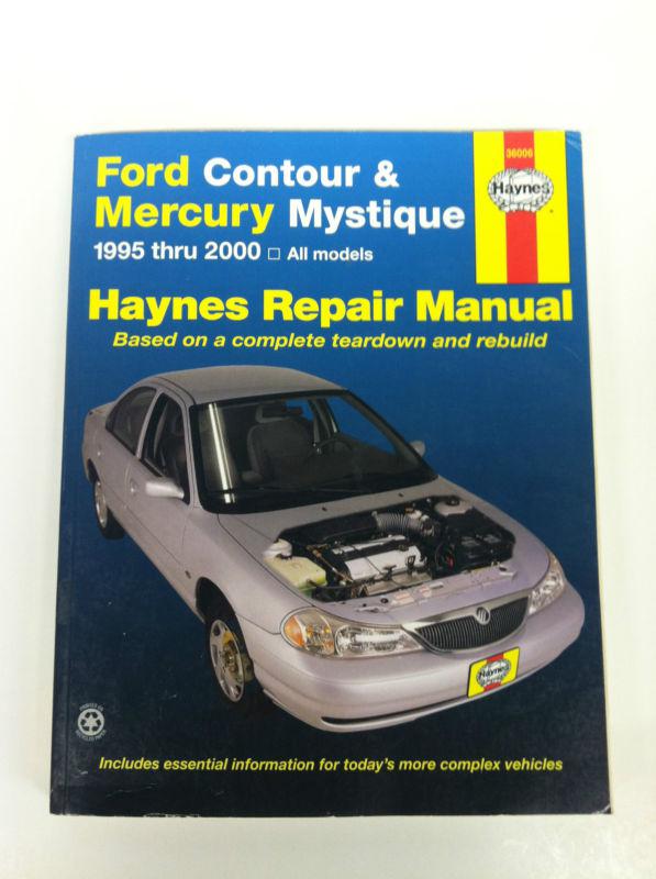 Haynes manual ford contour & mercury mystique 1995-2000 read for more info