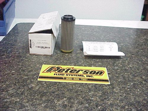 New peterson 60 micron stainless steel filter element black / gold  nascar c3