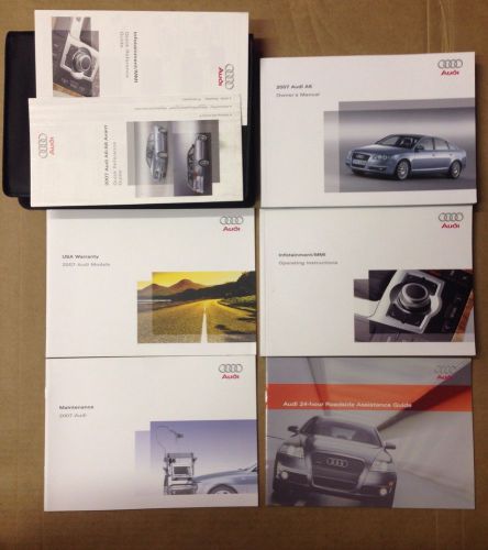 2007 audi a6 owner&#039;s manual with case