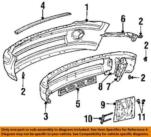 Dodge oem 6507166aa front bumper-u-bolt