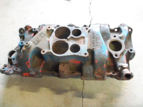 Gm intake manifold sbc 4bbl 346250 oem camaro nova corvette