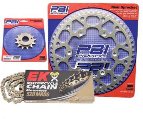 Pbi mrd gold 12-47 chain/sprocket kit for honda xr250r 1984-1985