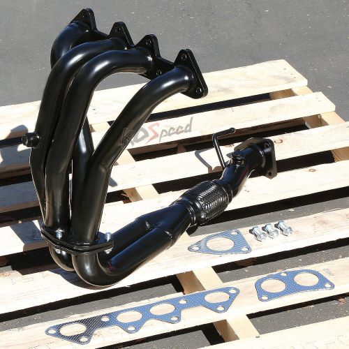 F23 4-2-1 black coated steel header/manifold exhaust for 98-02 honda accord 4cyl