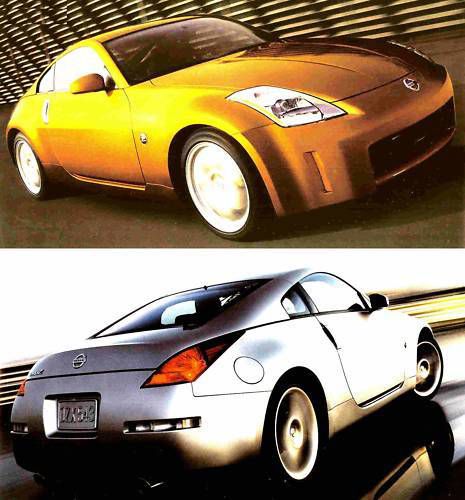 2003 nissan 350z deluxe brochure-nissan 350z coupe