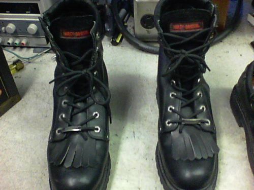 Harley davidson zipper side boots 82041 size 11 used 3 times