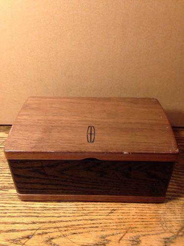 Lincoln towncar console bin, jewelry storage, velvet lined/ with drawer.