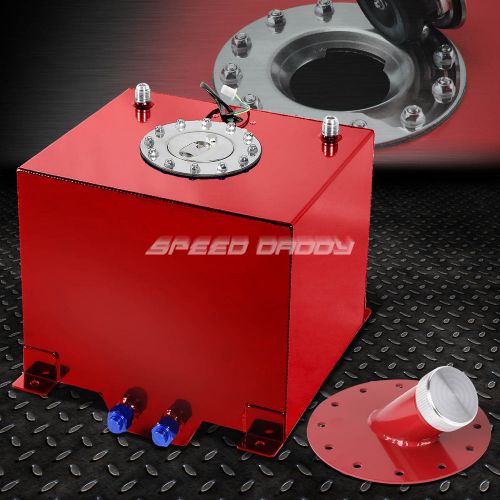 5 gallon/18.8l red coat aluminum fuel cell tank+level sender+45° fast fill neck