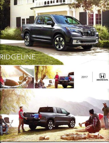 2017 honda ridgeline  - 7 models (see below) 22 page brochure