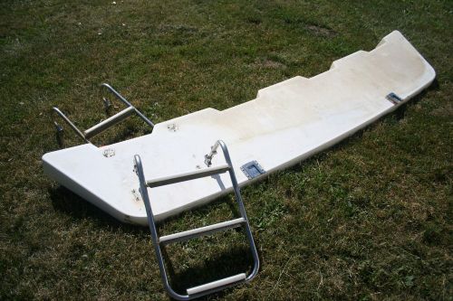 Swim platform sea ray 420 da