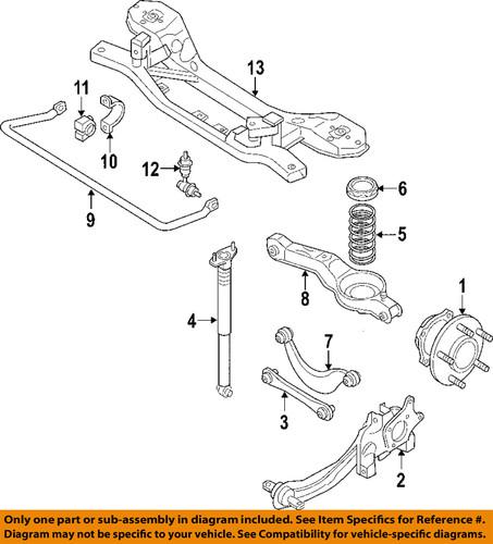 Mazda oem b37f28910e shock absorber/rear shock absorber