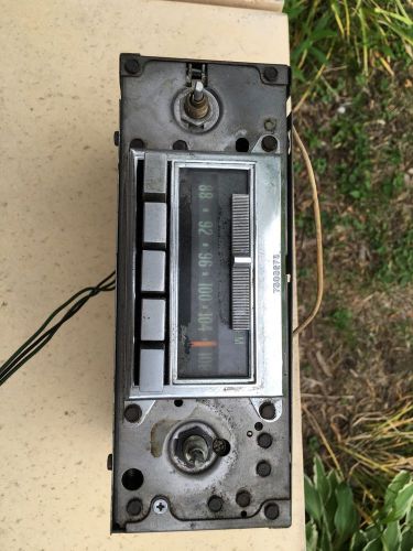 1969 corvette original radio