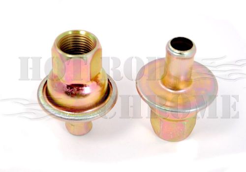 Check valves for universal crankcase evacuation system zinc finish