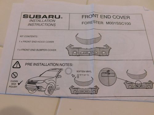 Subaru full front end cover, m001ssc100