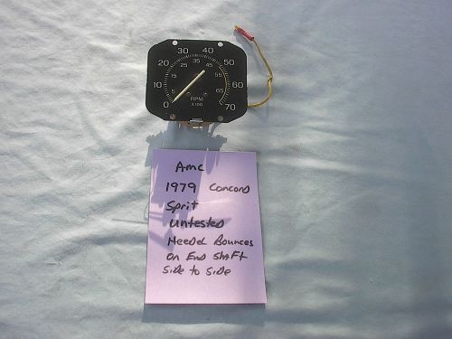 Amc 1979 spirit / concord factory tachometer. untested