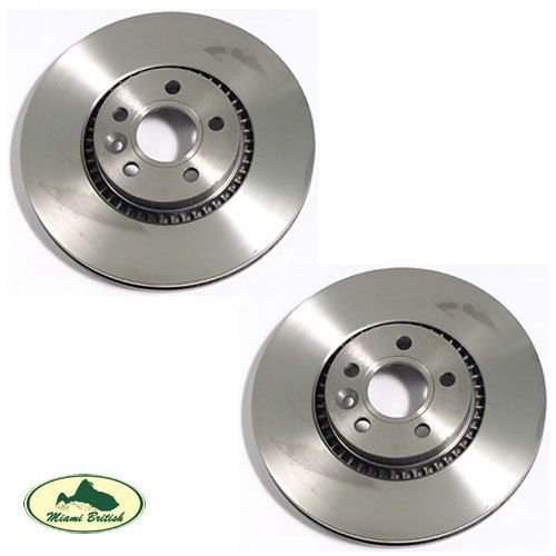 Land rover front brake rotor disc pair set lr2 lr000470 lr027107 allmakes4x4