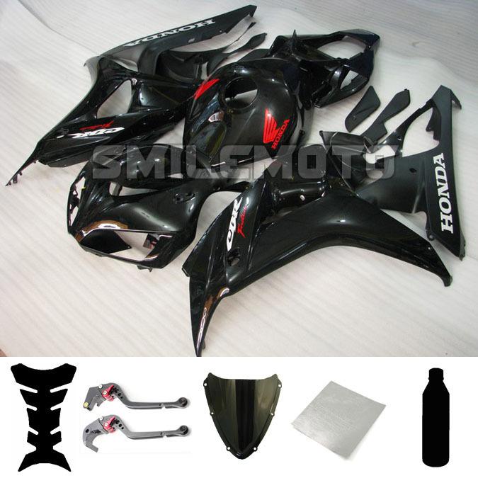 Bundle injection fairing windscreen levers for honda 2006 2007 cbr 1000 rr pbd