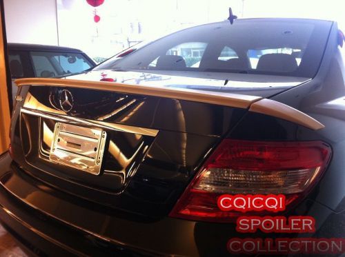 Painted m-benz 08~13 w204 c class sedan b type(3pcs) trunk spoiler all color ◎