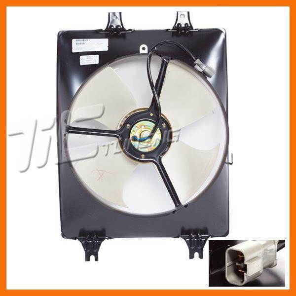 Honda odyssey a/c condenser fan assembly blade motor shroud passenger side 99-03