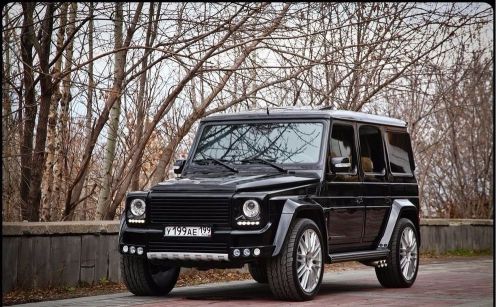 00-14 mercedes benz g class wagon w463 brabus widestar body kit