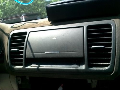 2007 subaru legacy dash vents storage clock