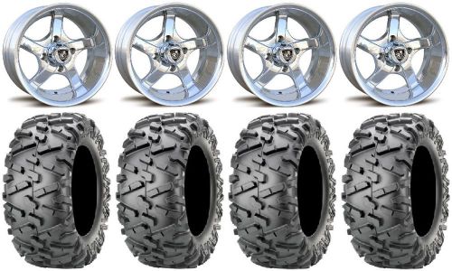 Fairway alloys rallye wheels 12&#034; 23x10-12 bighorn 2.0 tires ez-go &amp; club car