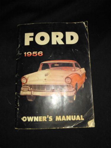 1956 ford owners manual