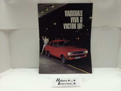 1968 vauxhall viva &amp; victor 101 original sales brochure