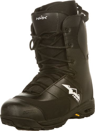 Hmk team lace up winter snowmobile boots black - choose size team hm912tb