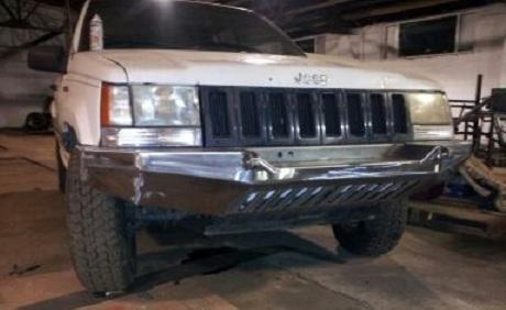 Jeep grand cherokee front winch bumper zj 93-95 and 96-98