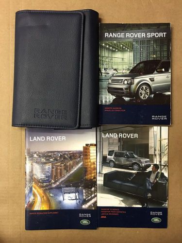 2011 range rover sport owner&#039;s manual with case