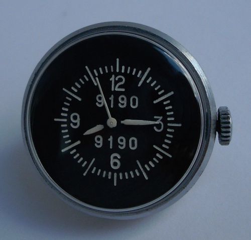 Rare ussr soviet air force aircraft gun camera clock watch zim «button» 9190