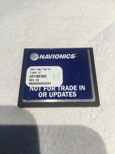 Navionics cf16fish usa east 16 compact flash format 2009 v01.19