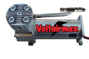 Air compressor for air bag suspension system airmaxxx 400 pewter 200psi max.